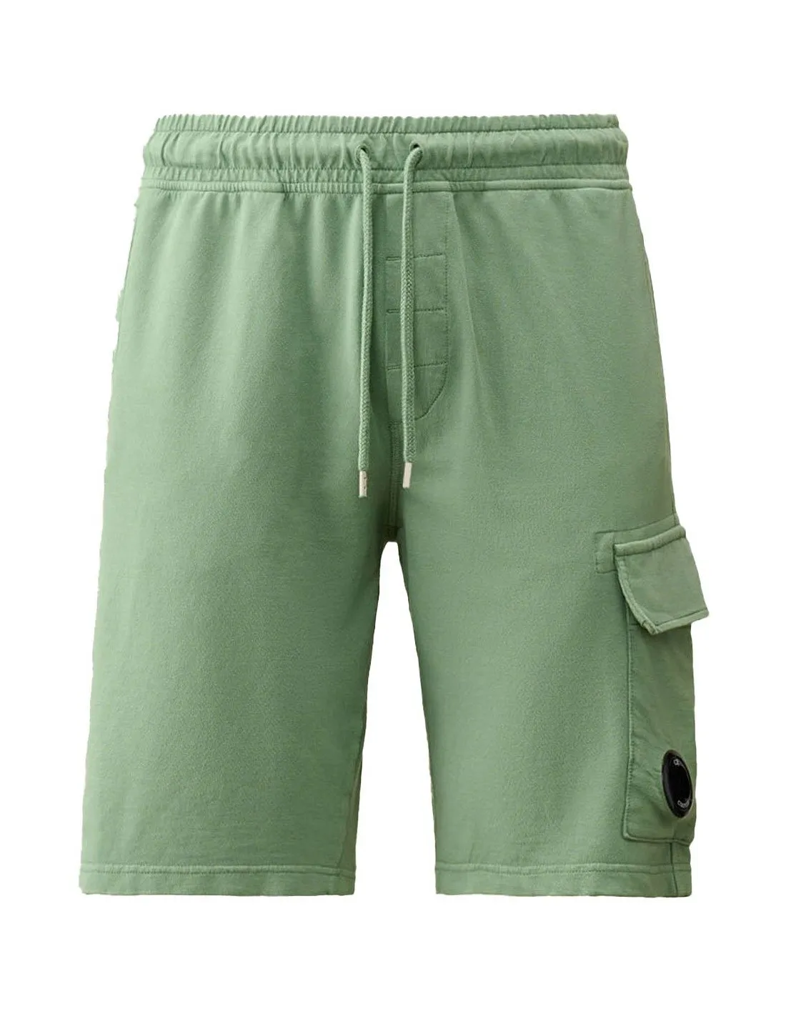 Shorts C.P. Company uomo 16CMSB021A Light fleece verde