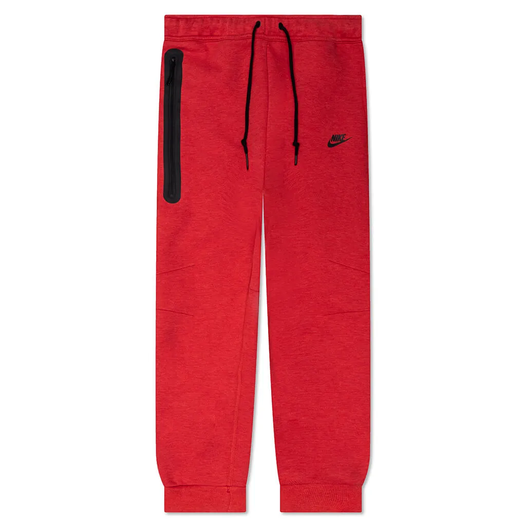 Sportswear Tech Fleece Slim Fit Joggers - Light University Red Heather/Black