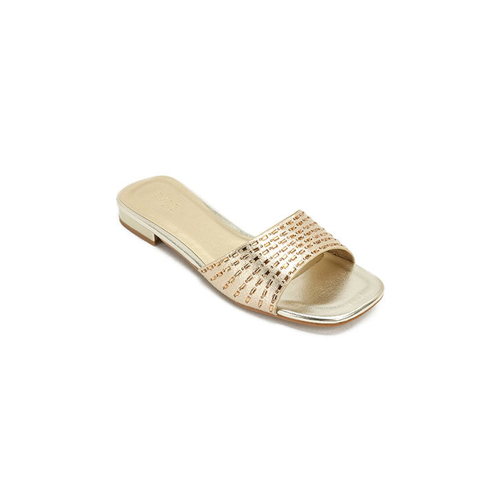 Square Diamante Slip-On Sandal HL 171