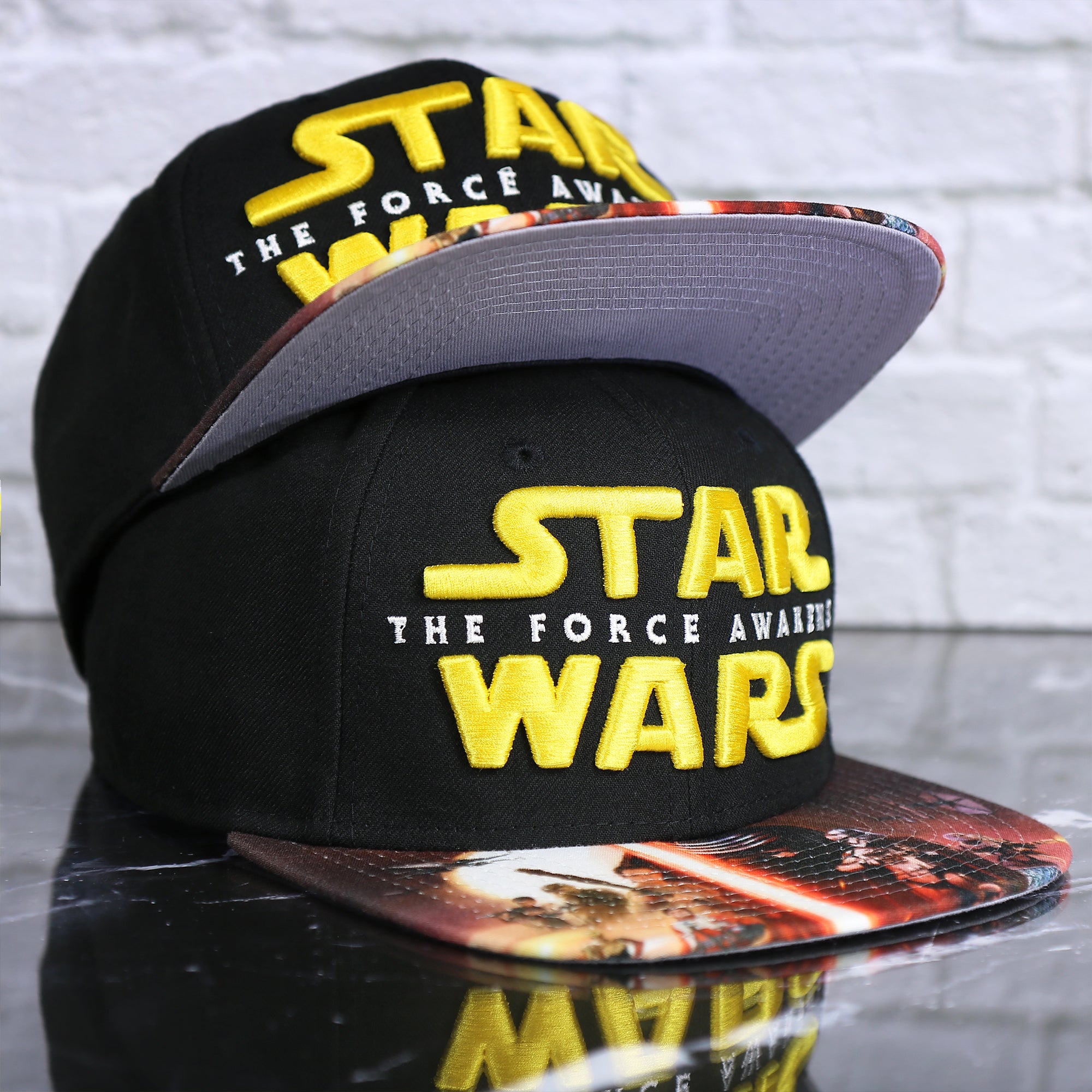 Star Wars The Force Awakens Gray Bottom 9Fifty Snapback Cap | Black