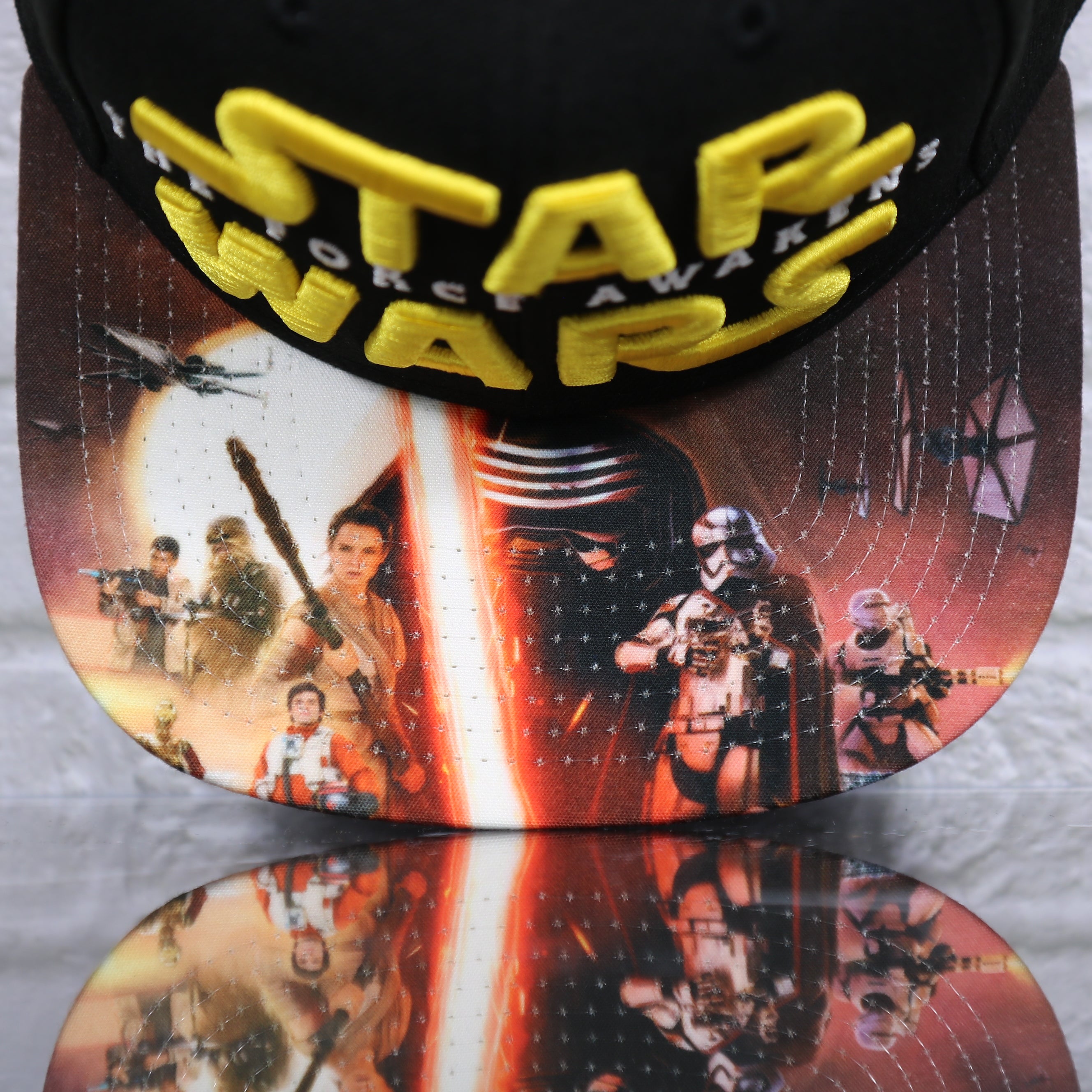 Star Wars The Force Awakens Gray Bottom 9Fifty Snapback Cap | Black