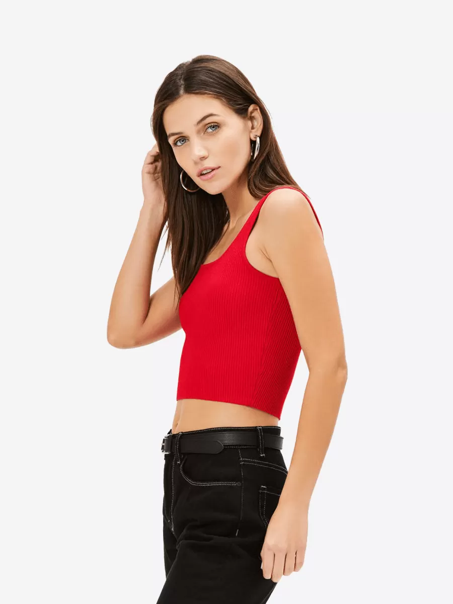 Sweater Tube Top