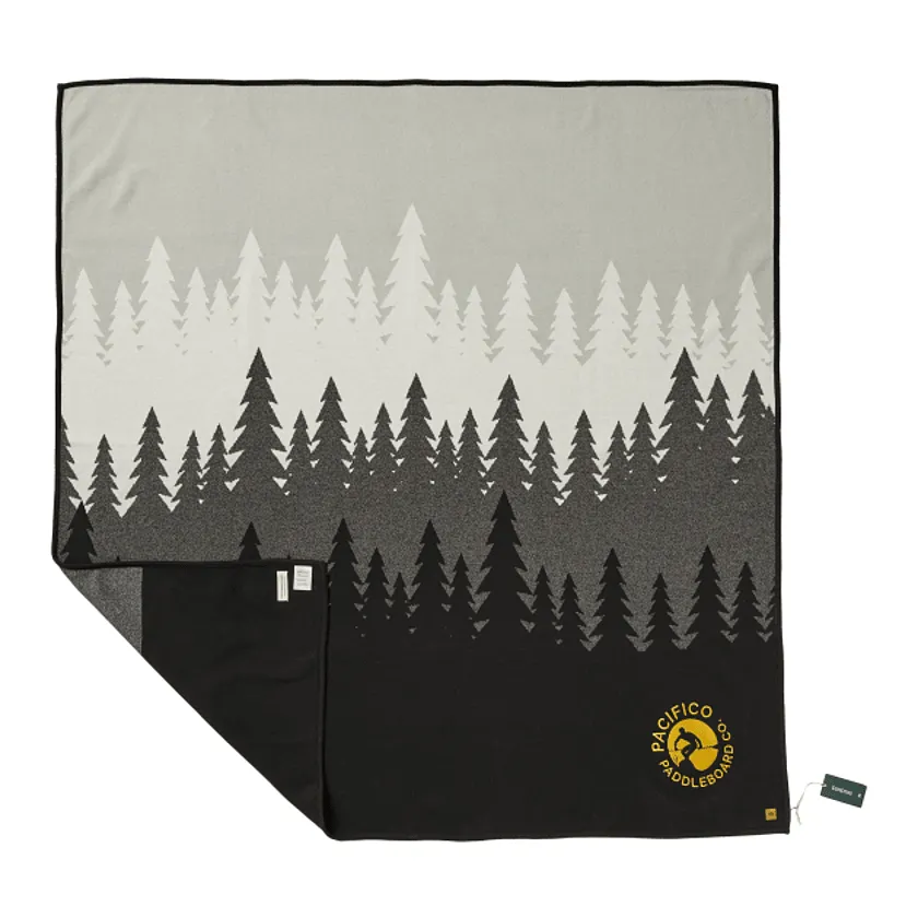 Tentree Organic Cotton Juniper Custom Blankets, Black