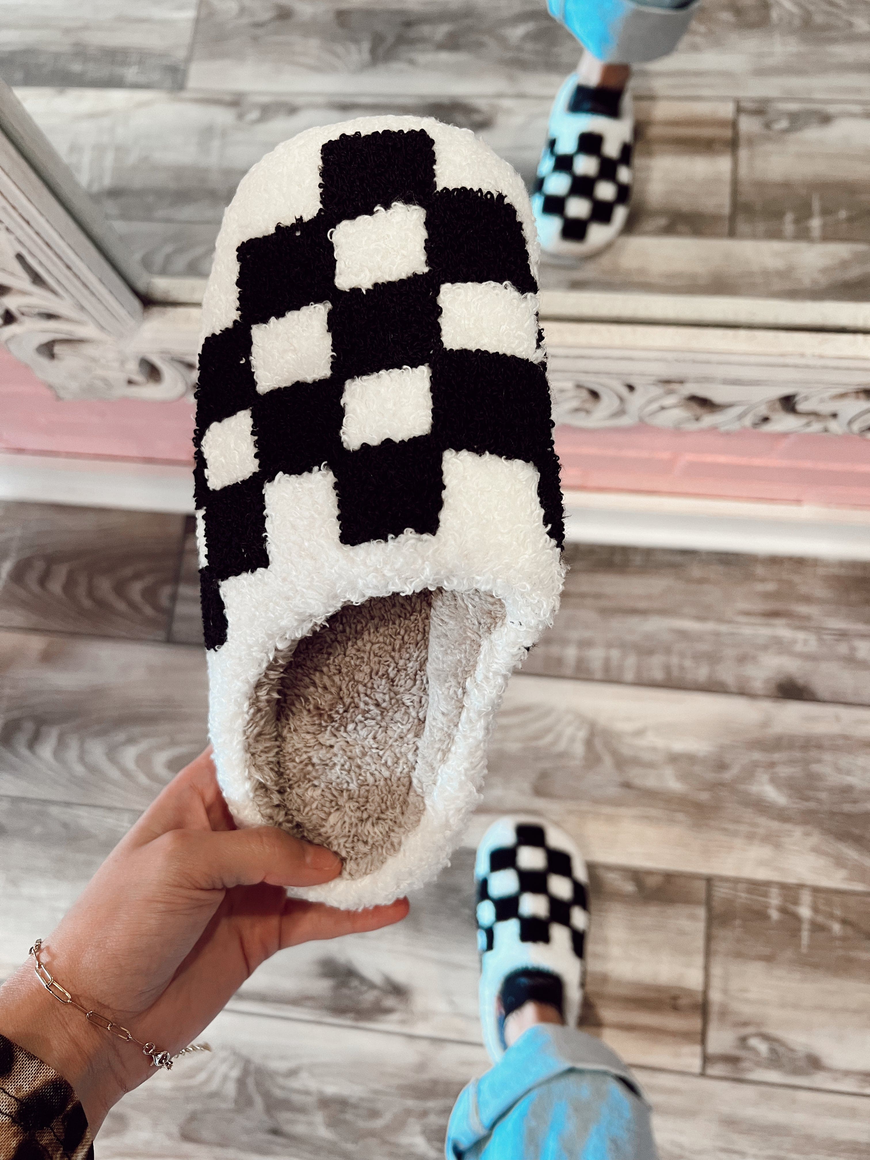 The Checkered Slippers