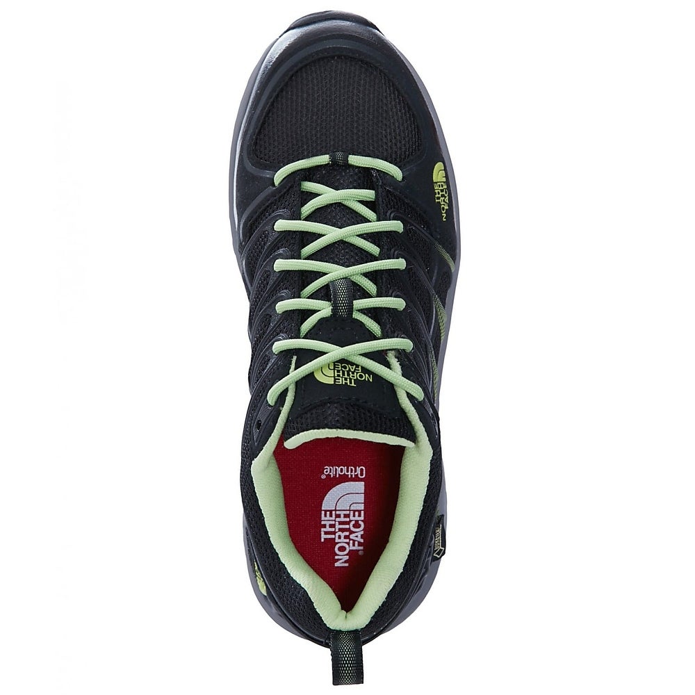 The North Face Women's Litewave Explore Wp Hiking Shoe,TNF Black/Budding Green