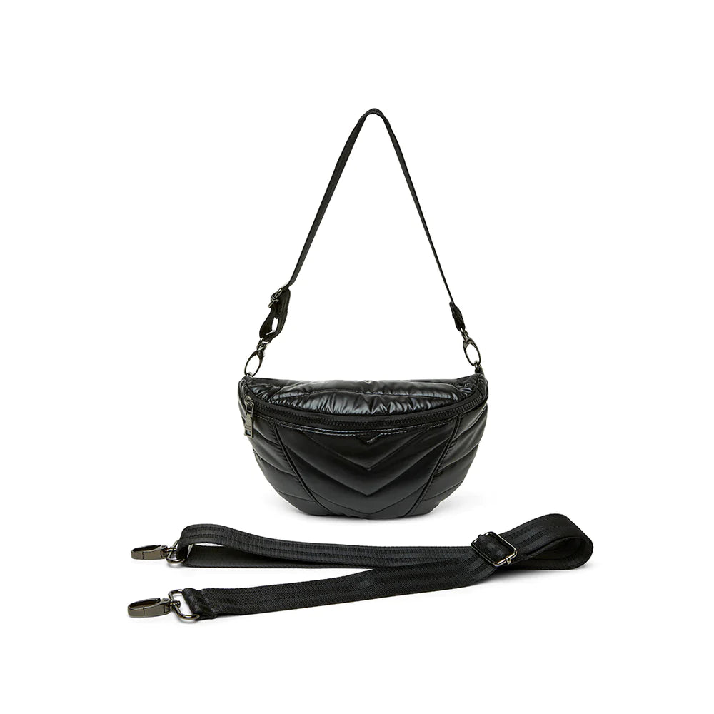 Think Royln Little Runway Bag Pearl Black