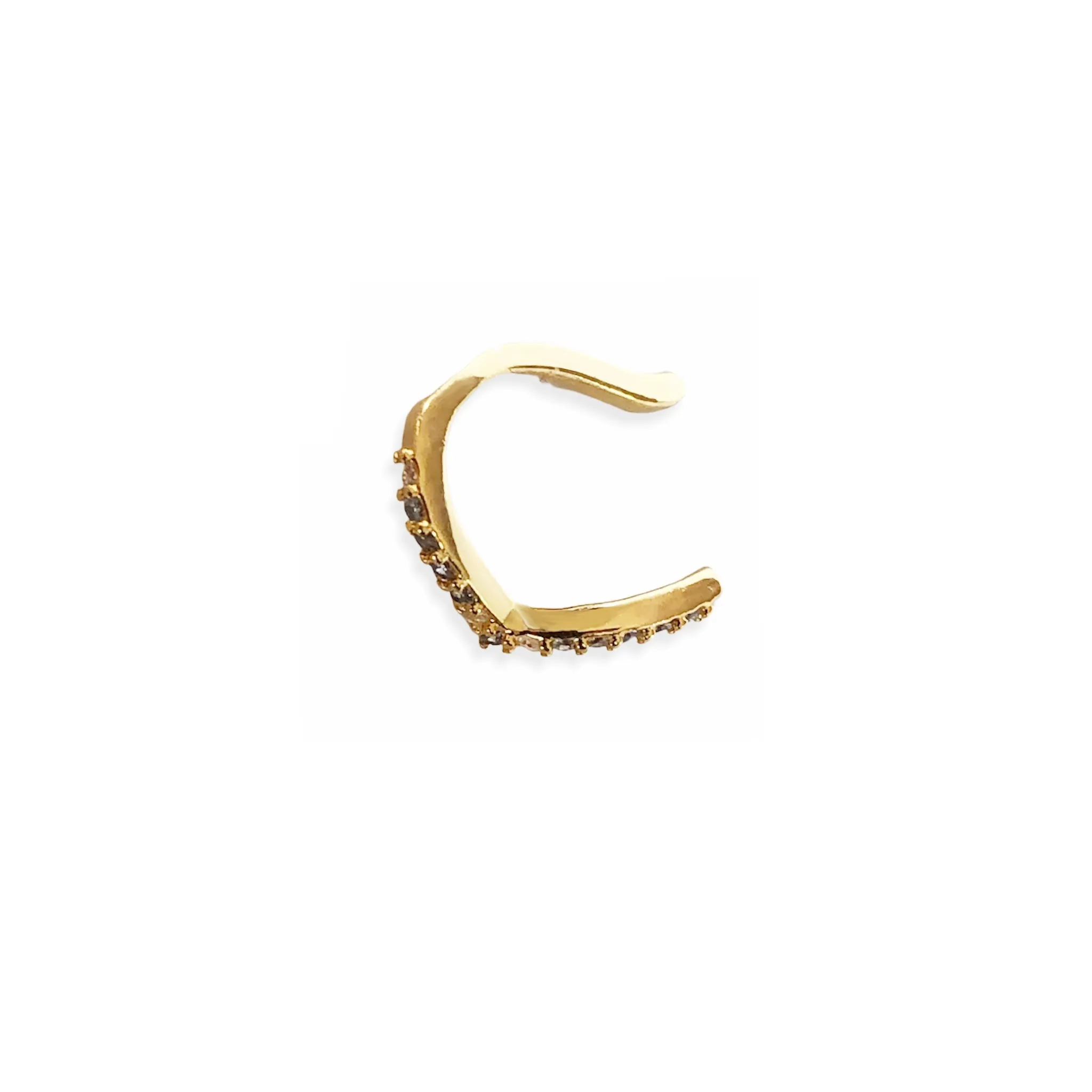 V Pave Ear-cuff