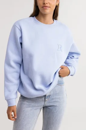 Vacation Crew Neck Fleece Arctic Blue