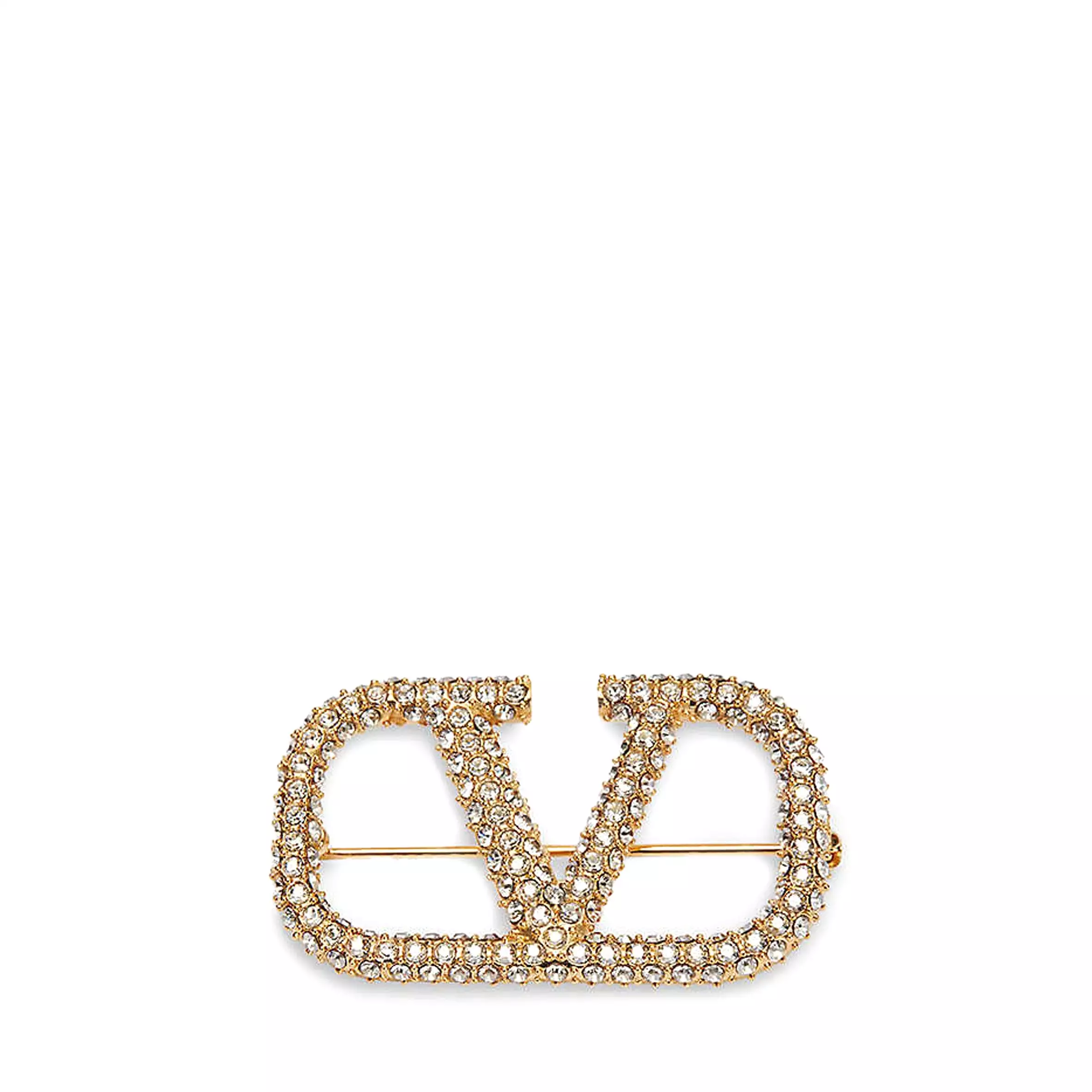 Valentino VLogo Brooch