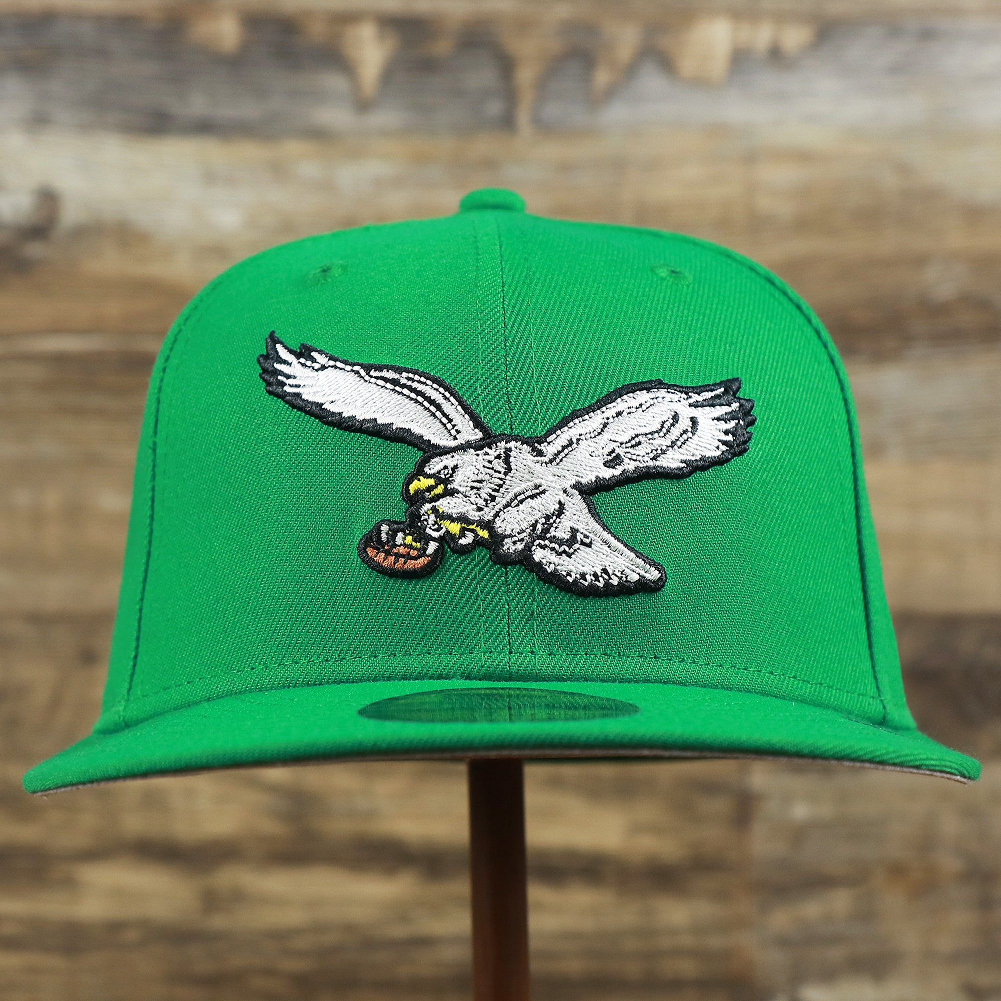 Vintage Eagles Fitted hat | Grey bottom retro eagles fitted hat | Buddy Ryan Grey bottom fitted