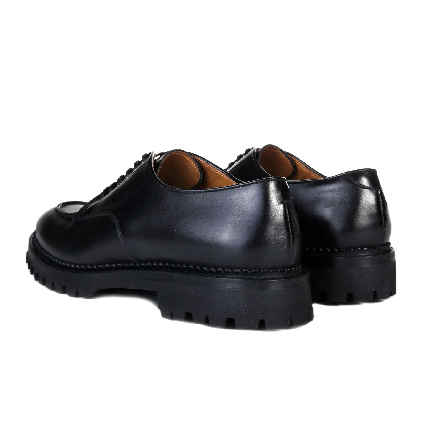 YUKETEN WADAKEN MIL SPEC U-TIP OXFORD BOX CALF BLACK