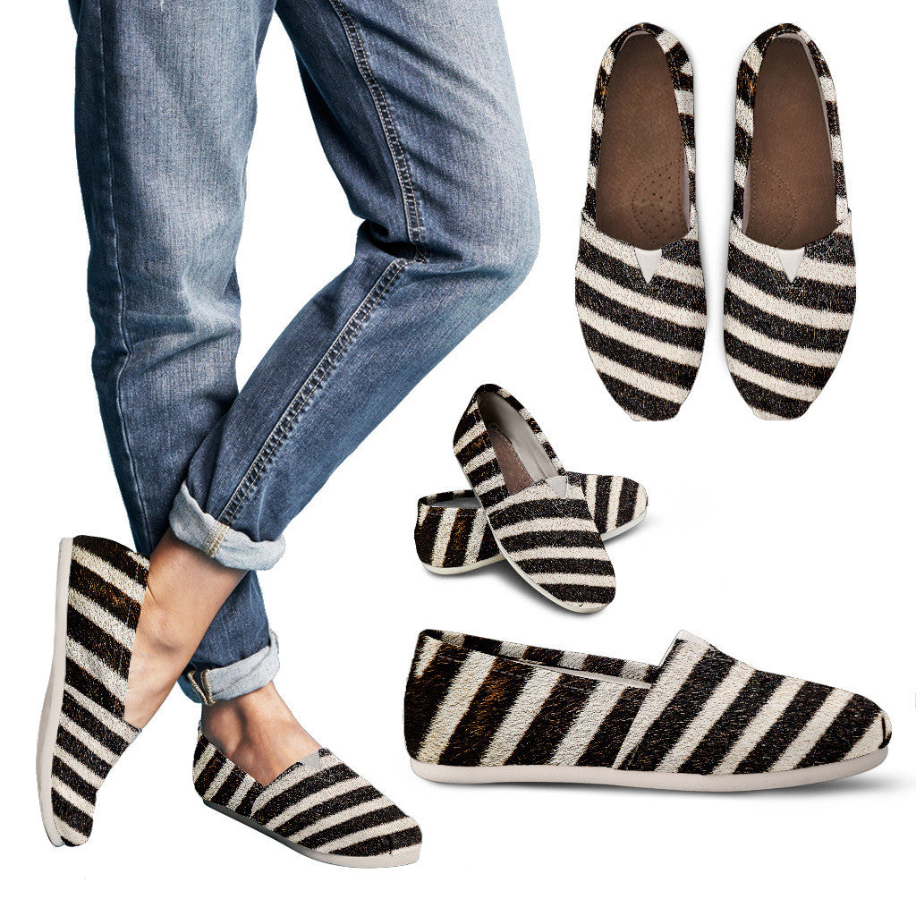 Zebra Toms Style Ladies Casual Shoes